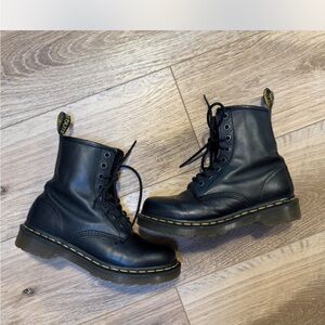 Dr. Martens Black Leather Boots